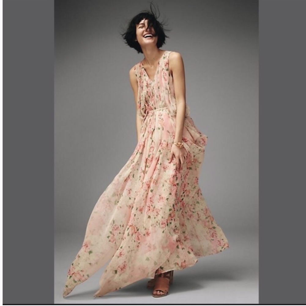 Varun Bahl Sakura Blooms Maxi Dress